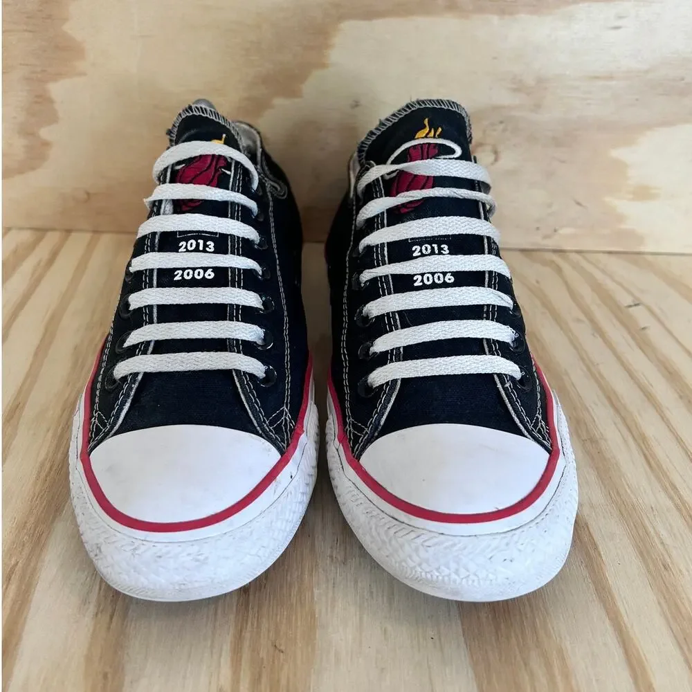 Converse All Star -CT Low Miami Heat NBA - Sneakers - Black - Men's - 9 -168164C - Picture 2 of 9